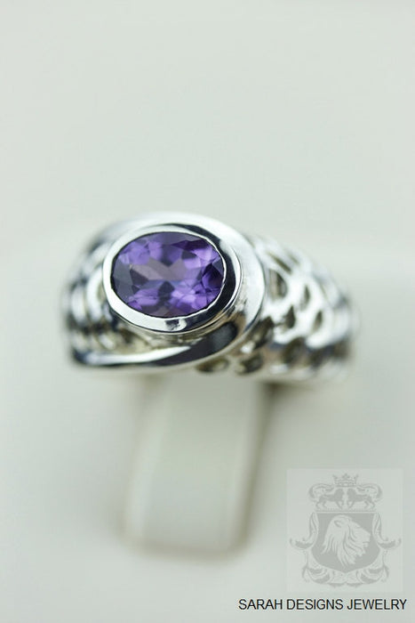 Size 5.5 Amethyst Sterling Silver Ring R524