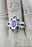 Size 6.5 Amethyst White Topaz Sterling Silver Ring r513
