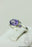 Size 6.5 Amethyst Sterling Silver Ring r648