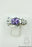 Size 7 Amethyst Sterling Silver Ring r743