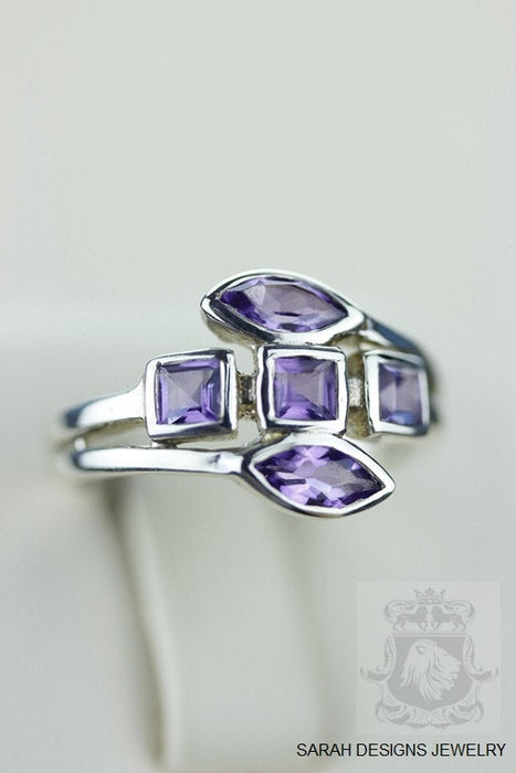 Size 5.5 Amethyst Sterling Silver Ring r759