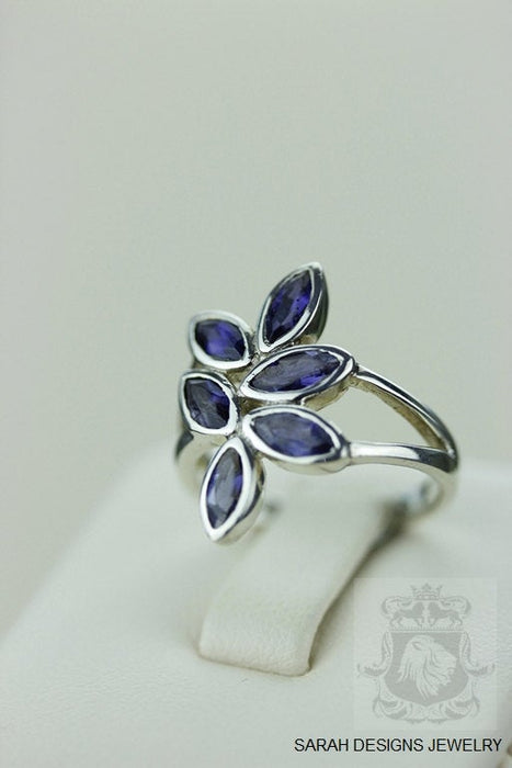 Size 5.5 Iolite Sterling Silver Ring r686