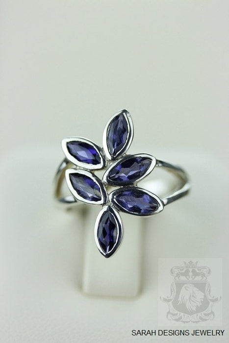 Size 5.5 Iolite Sterling Silver Ring r686