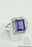 Size 7 Amethyst Sterling Silver Ring r775