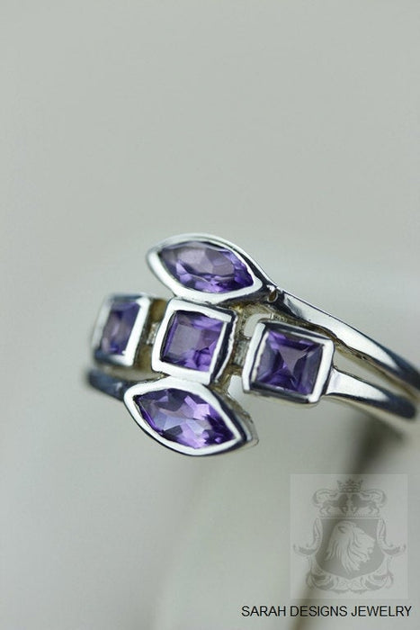 Size 5.5 Amethyst Sterling Silver Ring r759