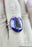 Size 6.5 Drusy Sterling Silver Ring r1123