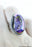 Size 6 Drusy Sterling Silver Ring r1160