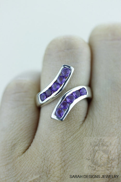 SIize 4.5 Amethyst Sterling Silver Ring R1463