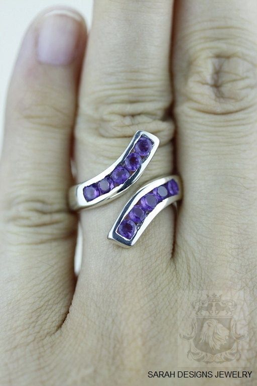 SIize 4.5 Amethyst Sterling Silver Ring R1463