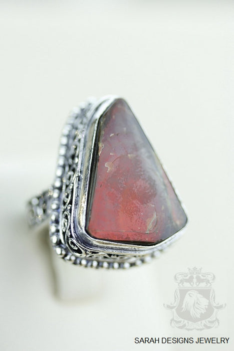 Size 6 Ammolite Sterling Silver Ring R1606